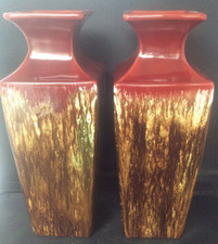 Pair British Art Pottery