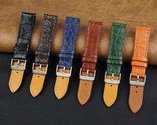 Crocodile Leather Watch Strap
