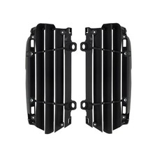 KTM RADIATOR LOUVERS RAD GUARDS SX / SXF 2023 - 2024 Black POLISPORT Motocross