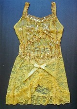 Gold Floral Lace Seguin