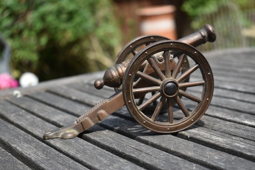 Brass king george cannon - brass,