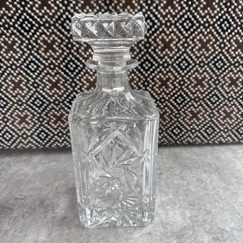 Vintage crystal cut clear - crystal,