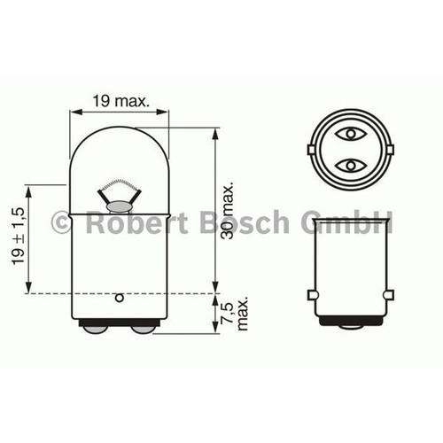 Light bulb r5w 12v - bulb, 5w