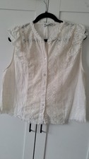 Womens Zara Cream Lace Woven