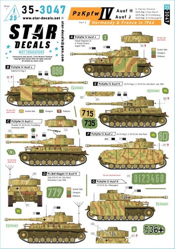Star decals 3047 pzkpfw - 35-3047,