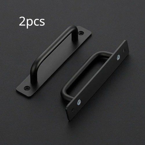 2pcs black door - door, pull