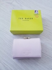 Ted Baker Alyesha Crystal Tear D Mini Matinee Small Purse Pink Leather Boxed £75