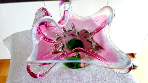 Heavy glass bowl chribska by - bowl,
