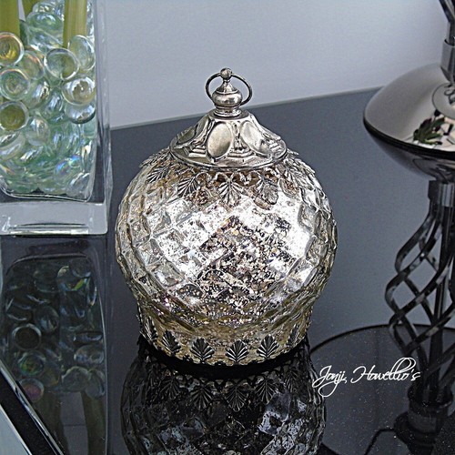 Silver moroccan glass - moroccan, lantern