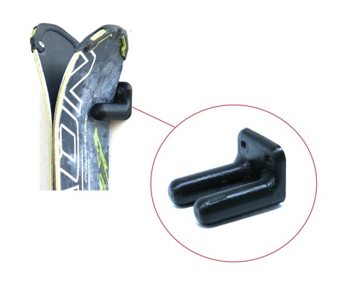 Wall mounted skis - wall, blades