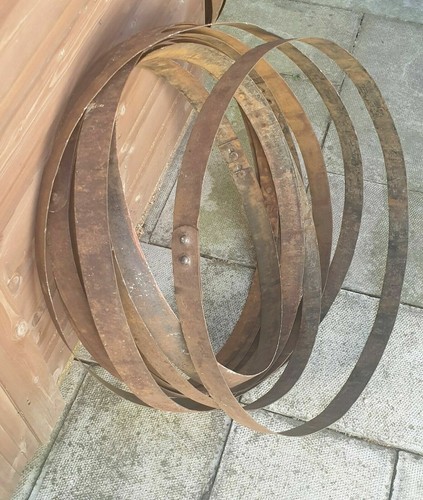 Metal whisky barrel - 3, x