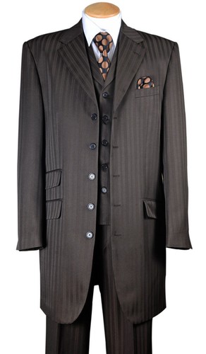 Men fashion striped zoot - men's,