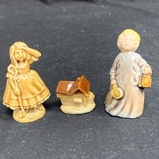 Wade Whimsies Red Rose Tea Figurines Nursery Rhymes England Set Of 3