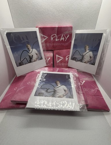 Sheeran signed polaroid cd - signed,