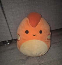 Squishmallows 7.5 Inch Plush - Nichelle the Parasaurolophus Orange Dinosaur