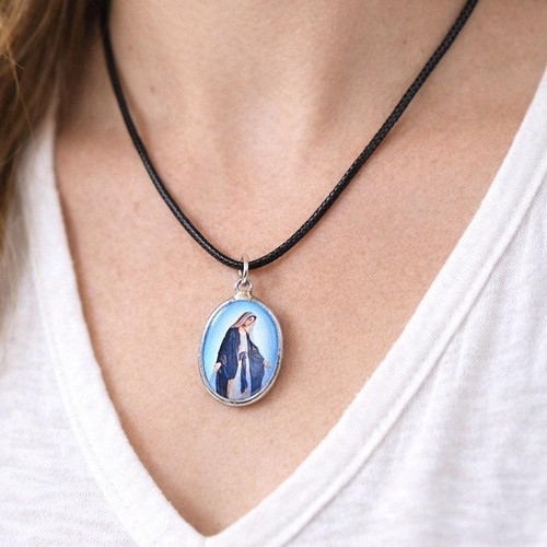 Vintage madonna pendant - vintage,