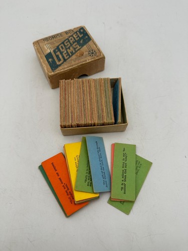 Vintage promise box gospel - box, 'gospel