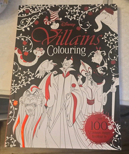 Disney villains colouring - villains, book