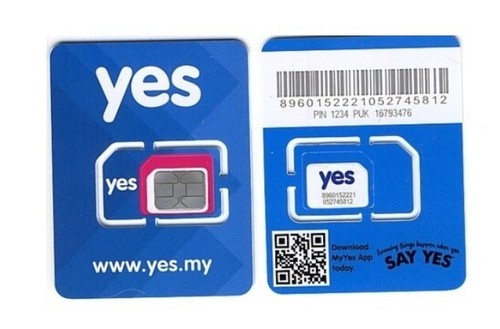 Malaysia yes gsm sim card - malaysia,