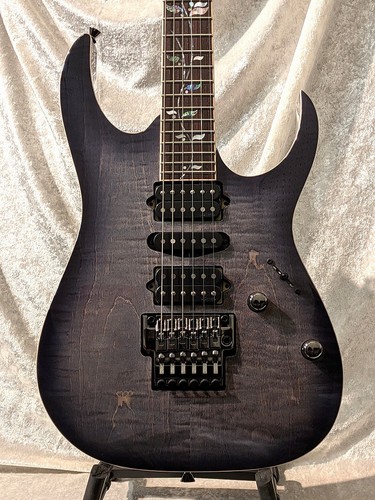 Ibanez custom rg8570 black - ibanez,