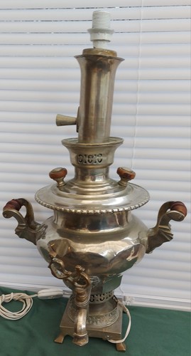 Vintage samovar converted - converted, into