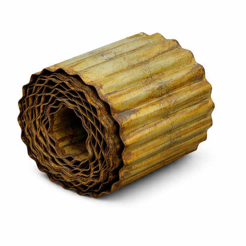 Corrugated metal garden edging - corrugated,