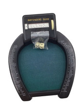 Shields Bartender’s Guide 50 Recipes Horseshoe Felt Bottom Drinking Game