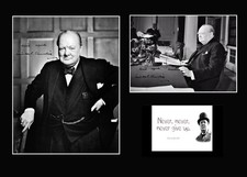 A4 Size Signed Winston