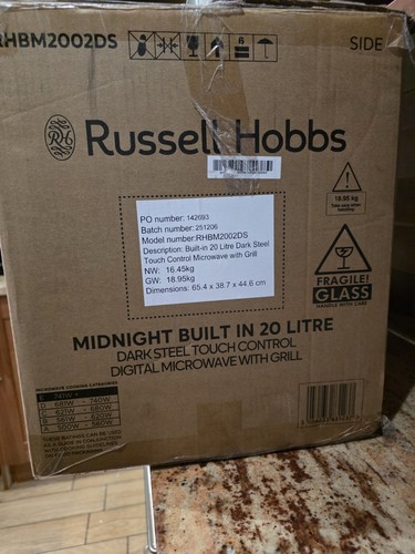 Russell hobbs rhbm2002ds - russell, built