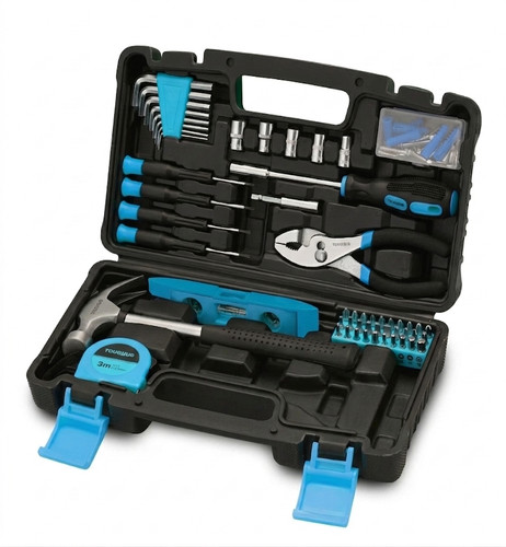 134pcs tool kit - tool, blue
