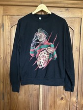 Freddy Krueger Black Jumper M Unisex Nightmare On Elm St
