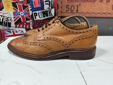 Loake Chester 2 Leather Tan Brown Shoes Size UK 9