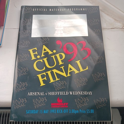 1993 cup final programme - 1993,