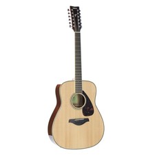 Yamaha FG820-12 NT Natural 12-String Acoustic Guitar Trad Western Body Shape NEW