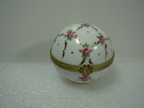 Round ceramic trinket - round,