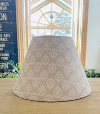 NEW HANDMADE LAMPSHADE IN SUSIE WATSON SPRIG FABRIC DUSKY PINK DRUM OR TAPERED