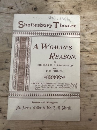 1896 shaftesbury theatre - 1896,