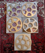 5 x empty metal 10.5" reels