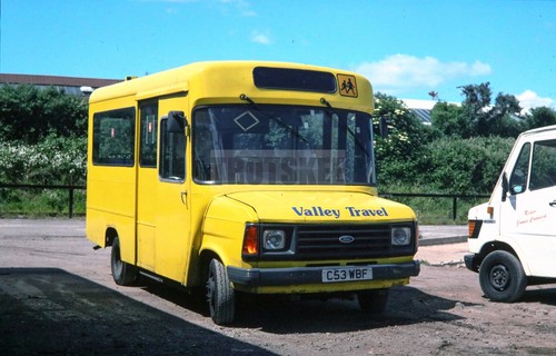 35mm slide valley travel ford - slide,