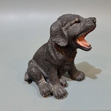 Vintage Country Artists Black Labrador Puppy Dog Figure