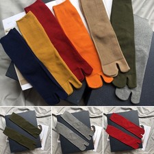 2Pair Japanese Kimono Socks Flip Flop Sandal Split Toe Socks FOR Tabi Geta Socks