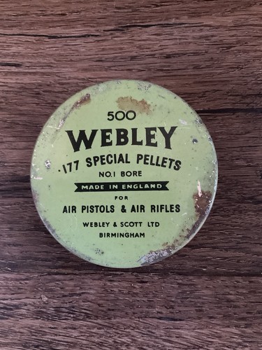 Early vintage tin webley - vintage,