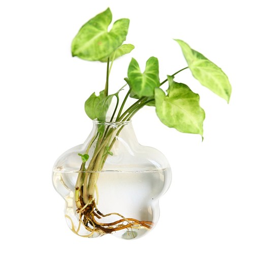 Cone shape wall hanging - cone, vase