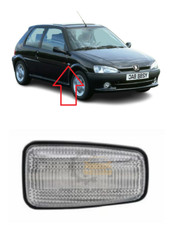 NEW FOR PEUGEOT 106 1991- 1996 FRONT WING FENDER SIDE INDICATOR RIGHT WHITE