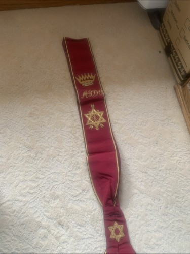 Masonic sash order - order, of