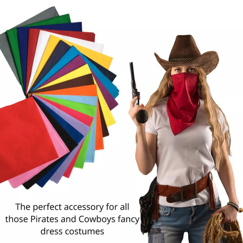 Cotton plain bandanna cow - 45%,