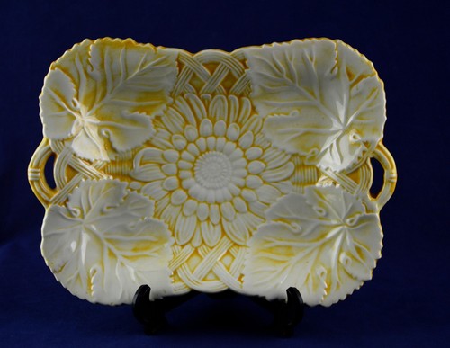 Vtg floral leaf yellow - vtg,