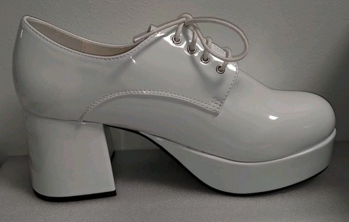 Disco platform white pimp - platform,