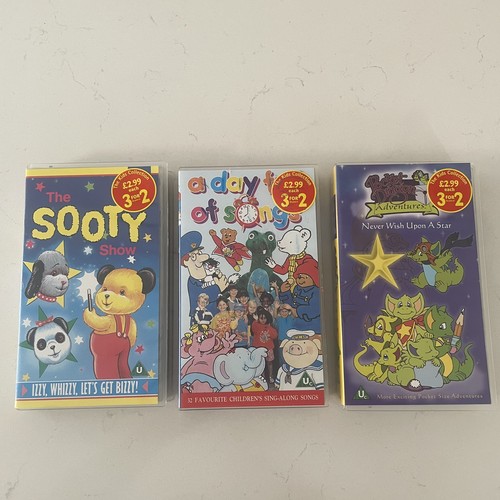Children vhs video tape - children's,