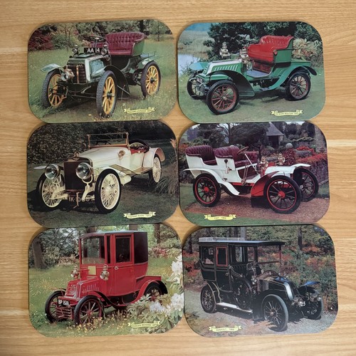Vintage classic car table mats - vintage,